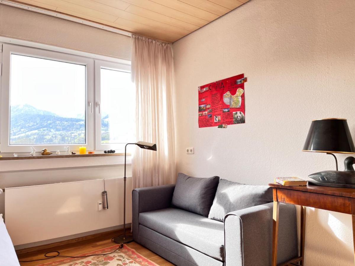 Grosszuegige Wohnung, Bergblick, Vintage Sonthofen Exterior photo